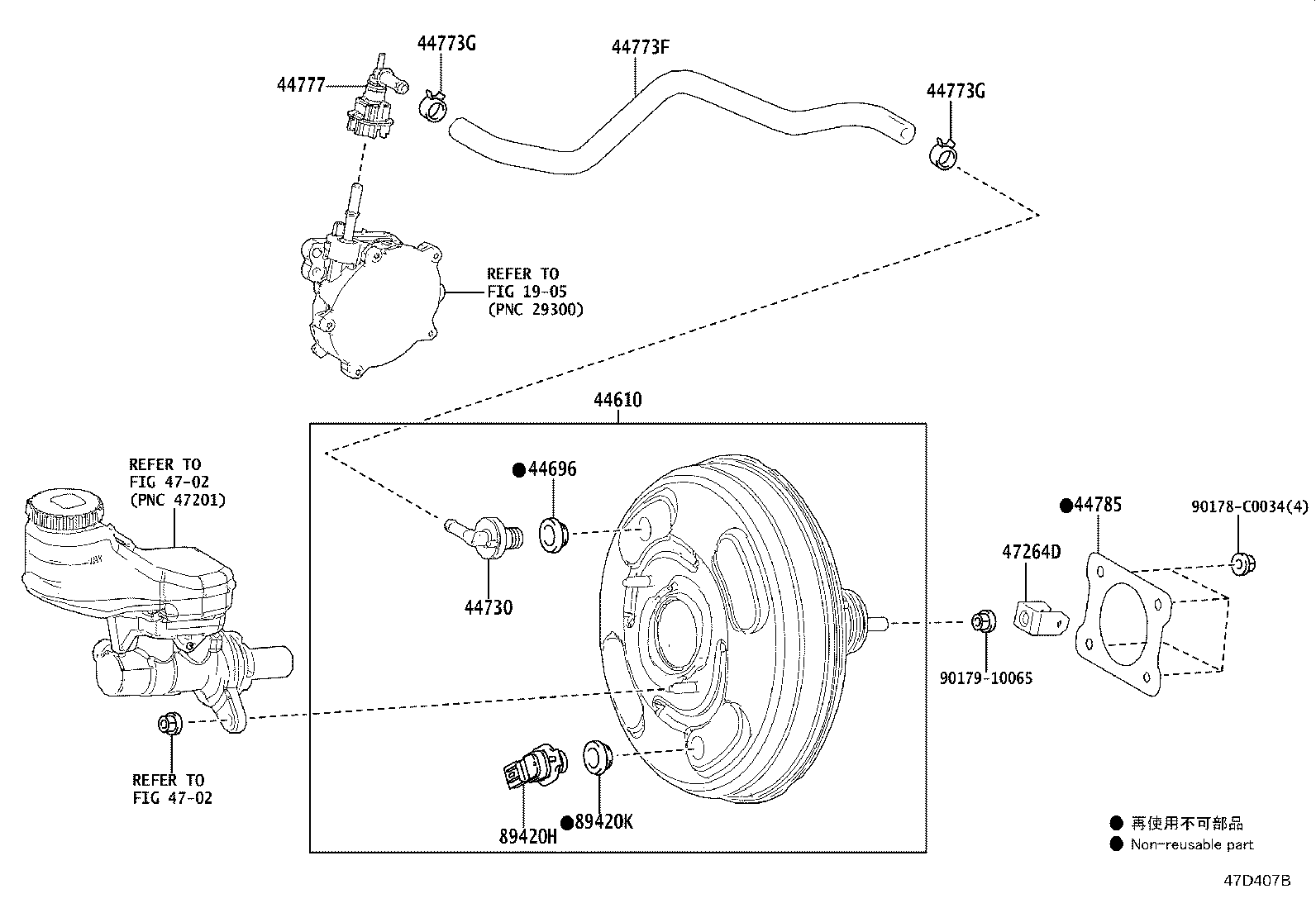 44773-0R030 HOSE, UNION TO CHECK VALVE product image