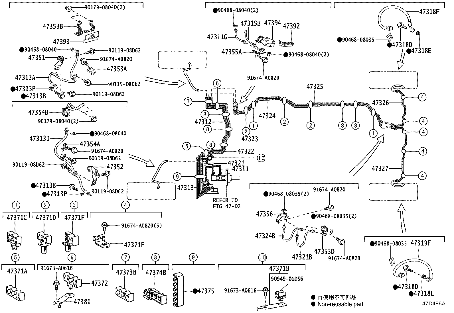 Toyota 44050-60G90 ACTUATOR ASSY, BRAKE