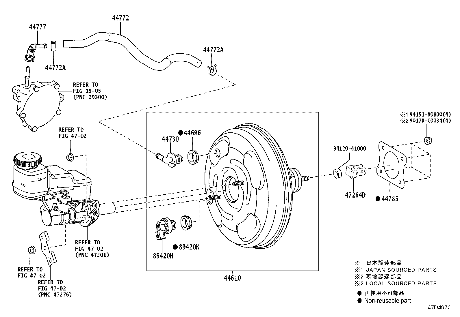 44610-0A080 BOOSTER ASSY, BRAKE product image