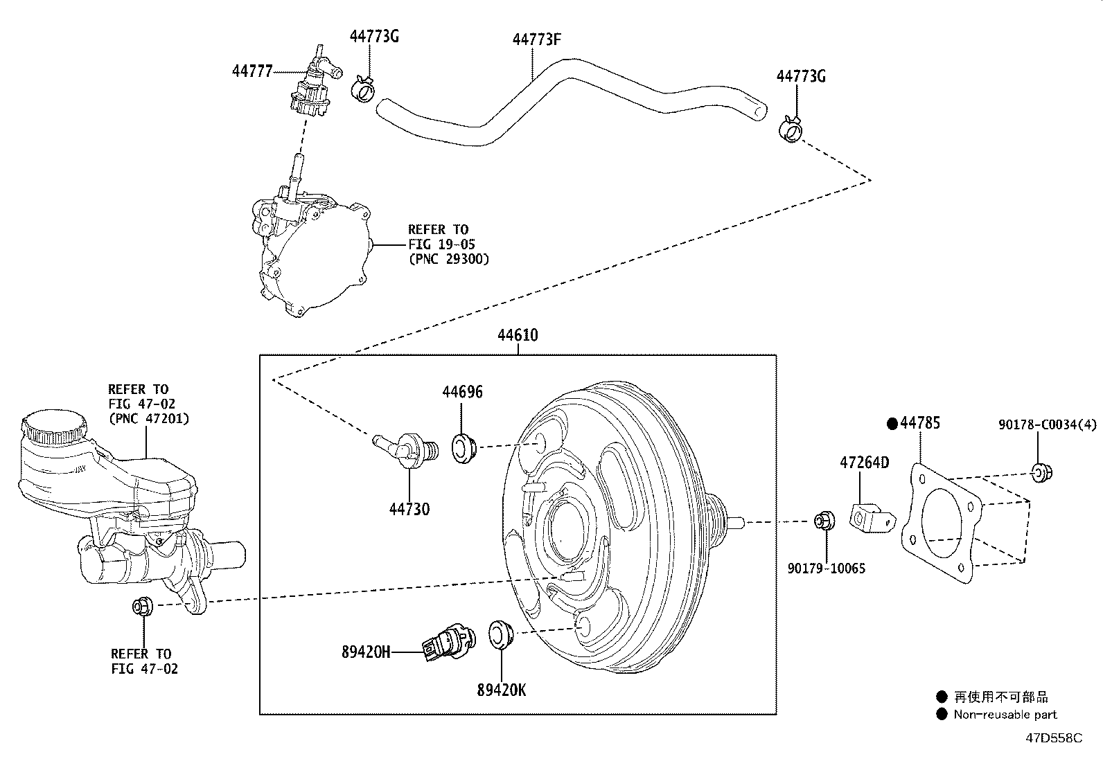 44773-0R040 HOSE, UNION TO CHECK VALVE product image