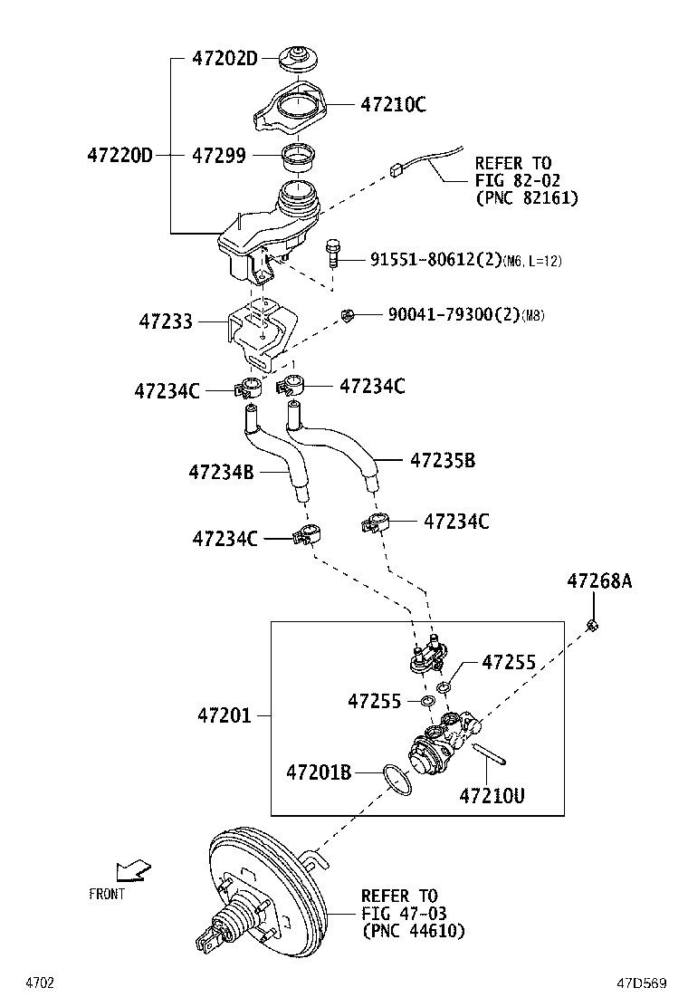 47220-B5050 RESERVOIR ASSY, BRAKE MASTER CYLINDER product image