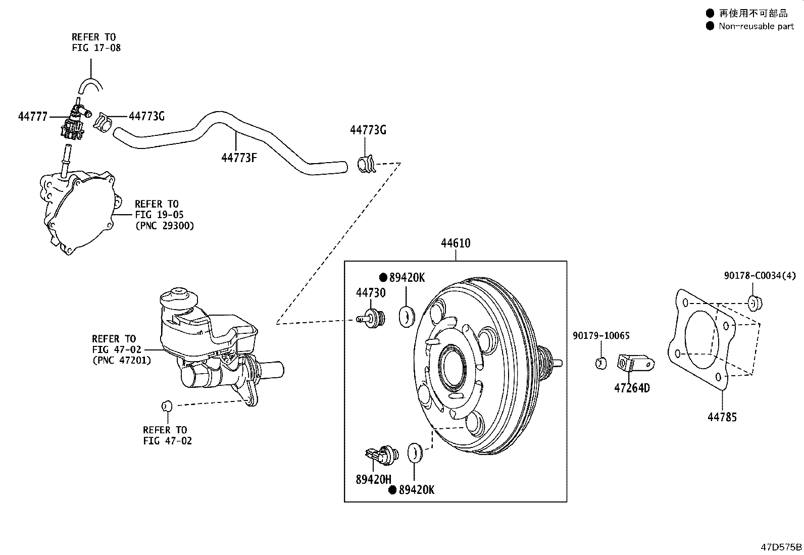 44610-07161 BOOSTER ASSY, BRAKE product image