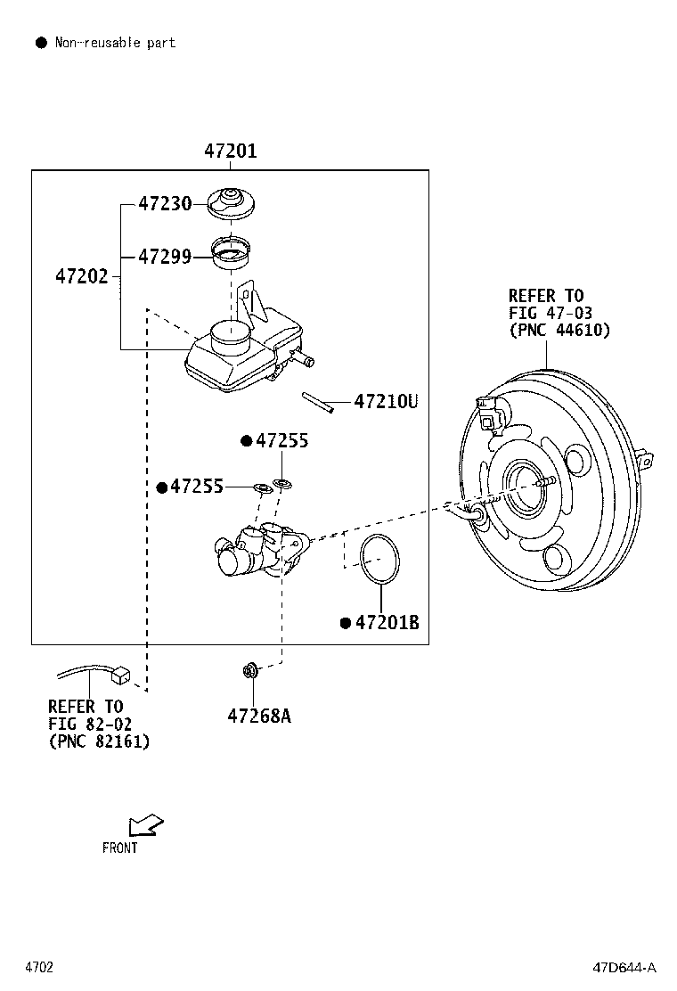 47220-BZ250 RESERVOIR SUB-ASSY, BRAKE MASTER CYLINDER product image