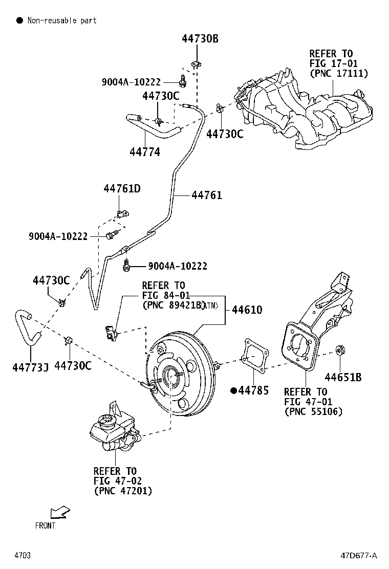 44774-BZ080 HOSE, UNION TO CONNECTOR TUBE product image