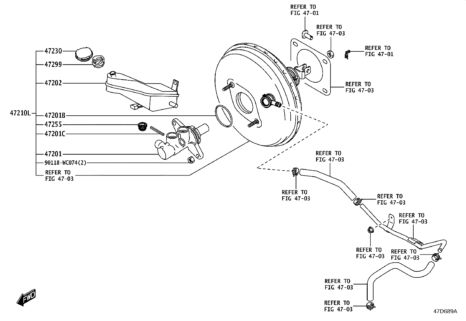 47220-WC015 RESERVOIR SUB-ASSY, BRAKE MASTER CYLINDER product image