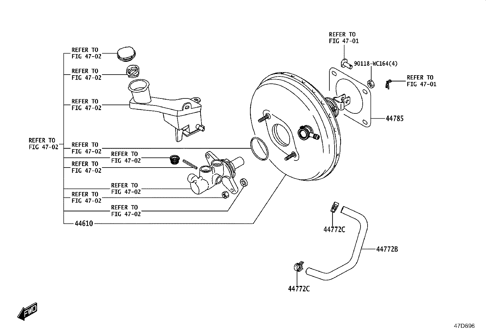 44610-WC022 BOOSTER ASSY, BRAKE product image