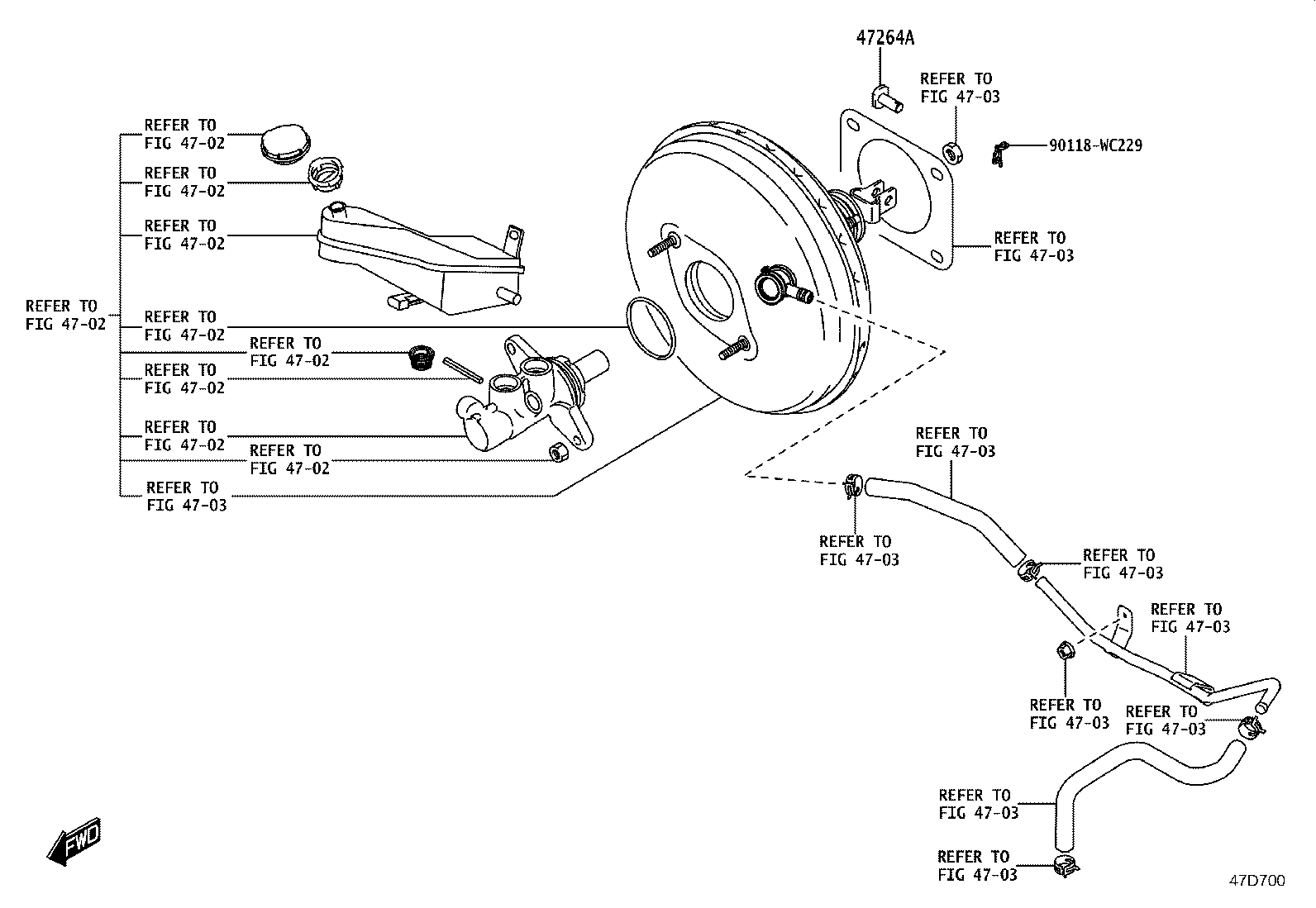 47110-WC005 SUPPORT ASSY, BRAKE PEDAL product image