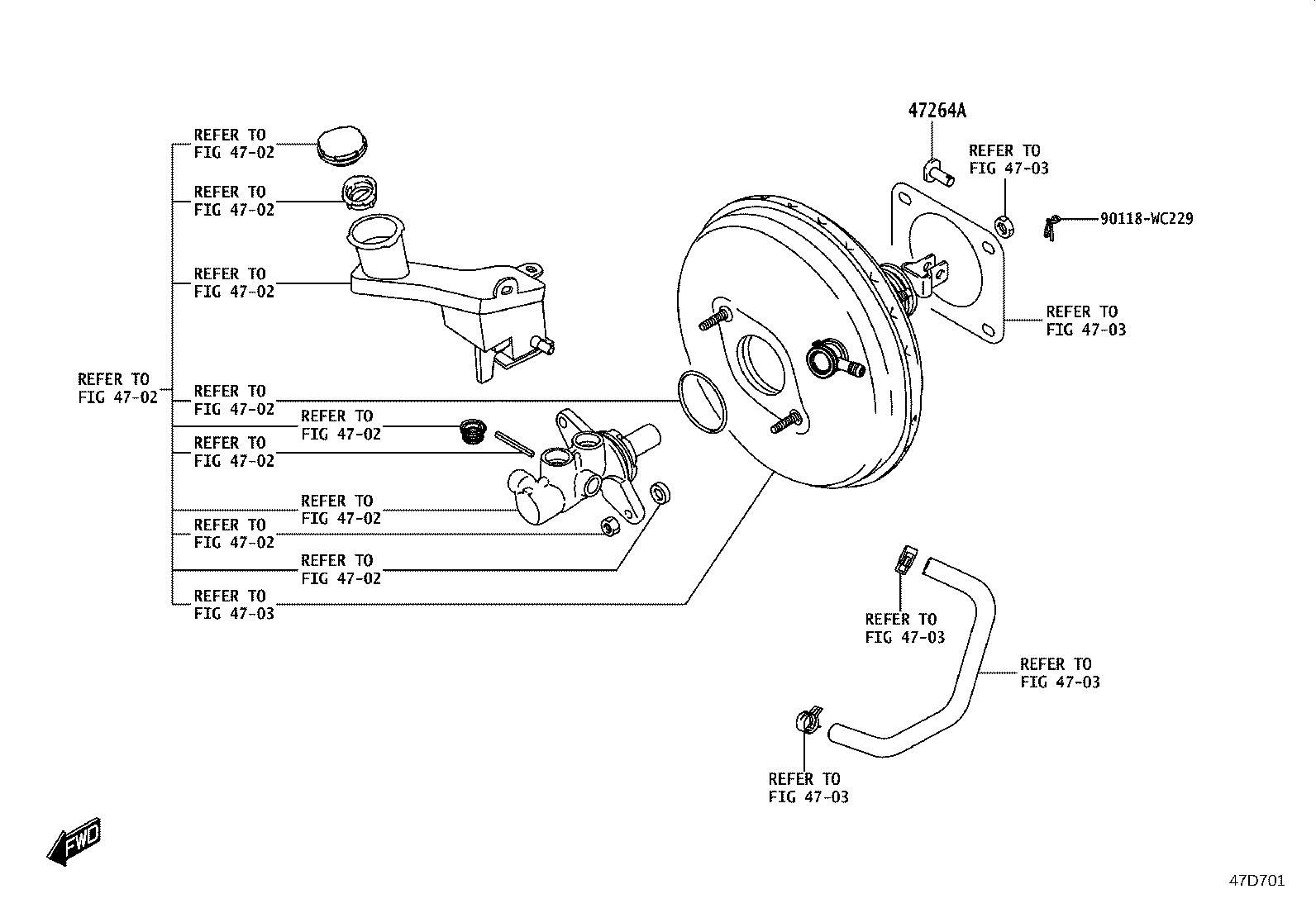 47110-WC012 SUPPORT ASSY, BRAKE PEDAL product image