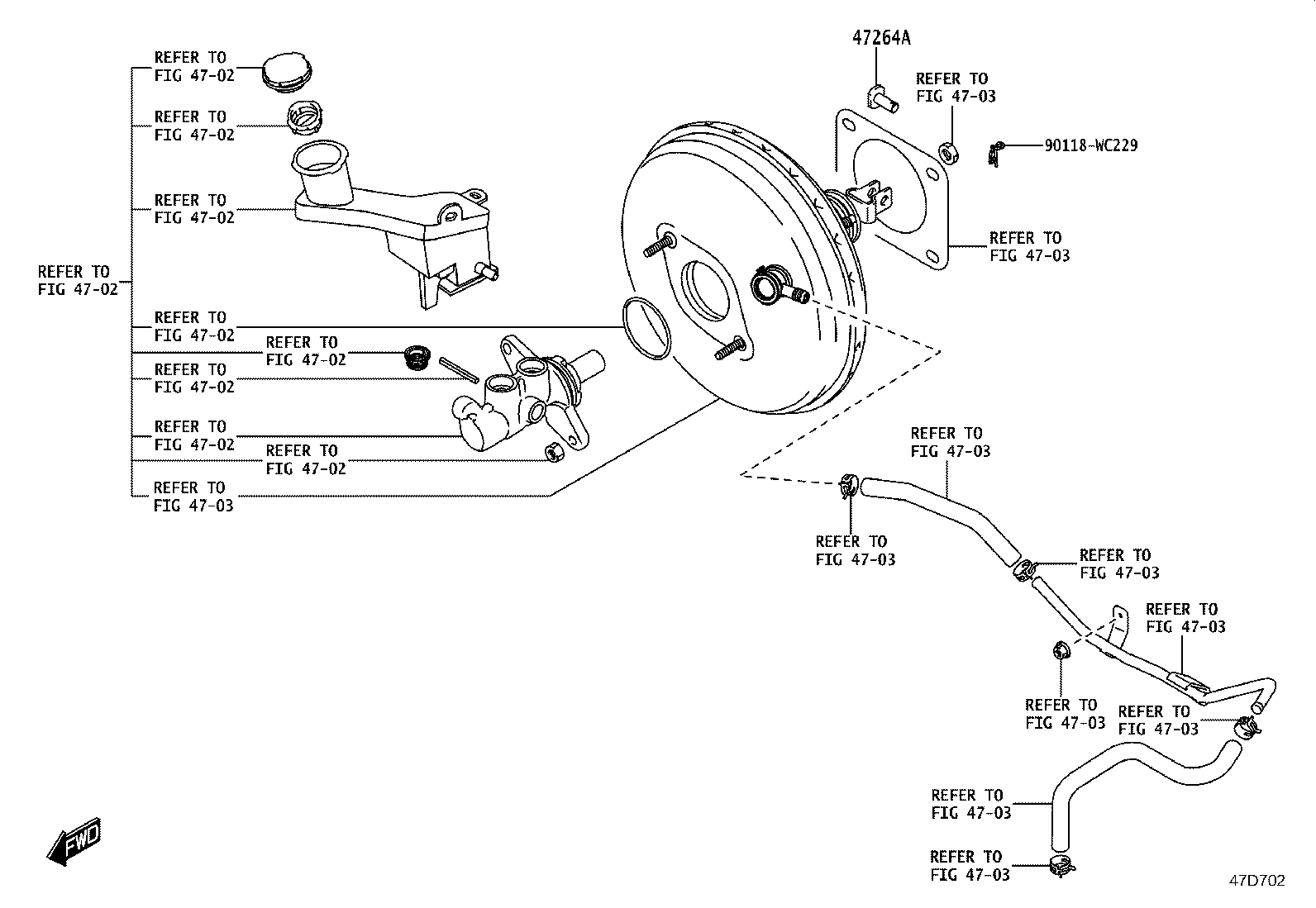 47110-WC012 SUPPORT ASSY, BRAKE PEDAL product image