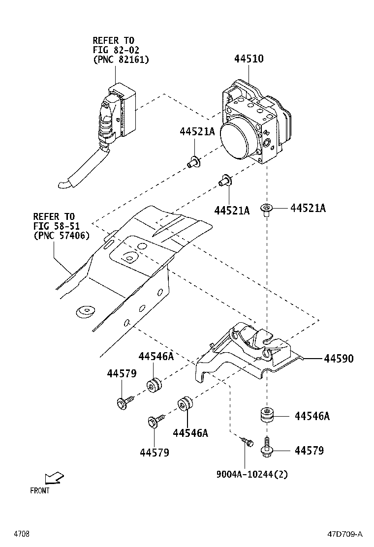 44508-B5010 WAY, NO.1(FOR BRAKE ACTUATOR) product image
