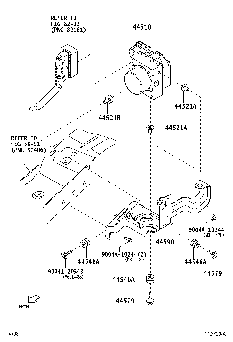 44508-B5010 WAY, NO.1(FOR BRAKE ACTUATOR) product image