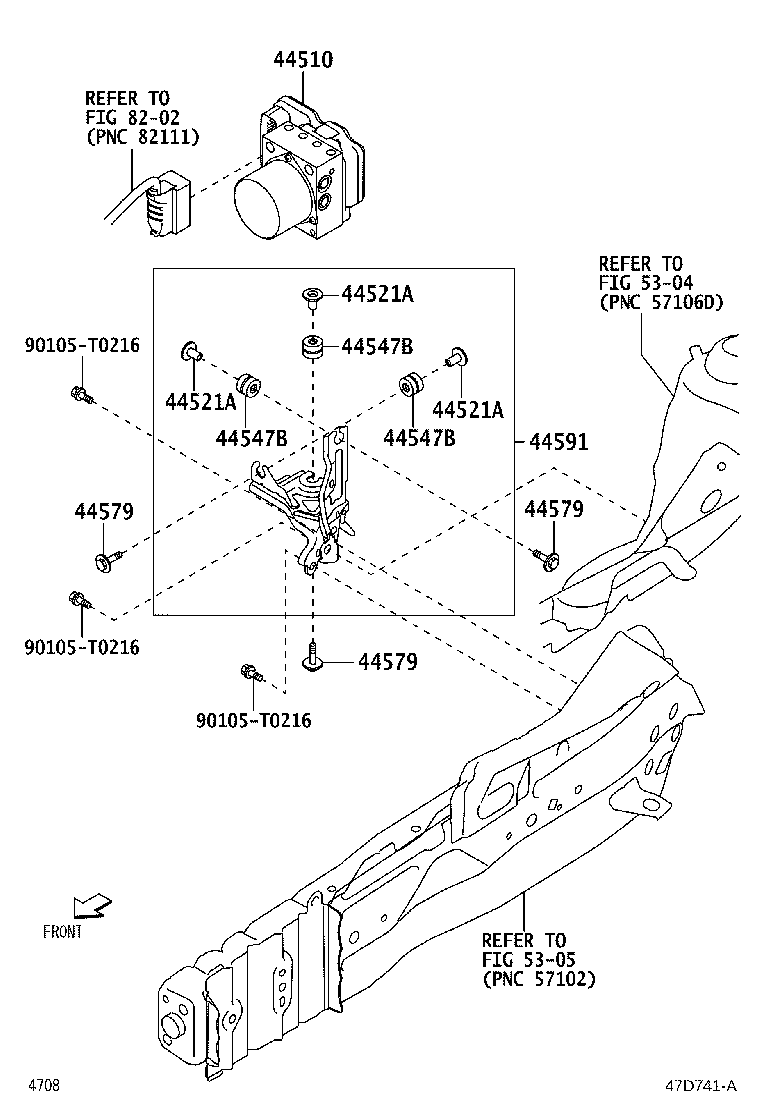 47311-BZ770 TUBE, FRONT BRAKE, NO.1 product image