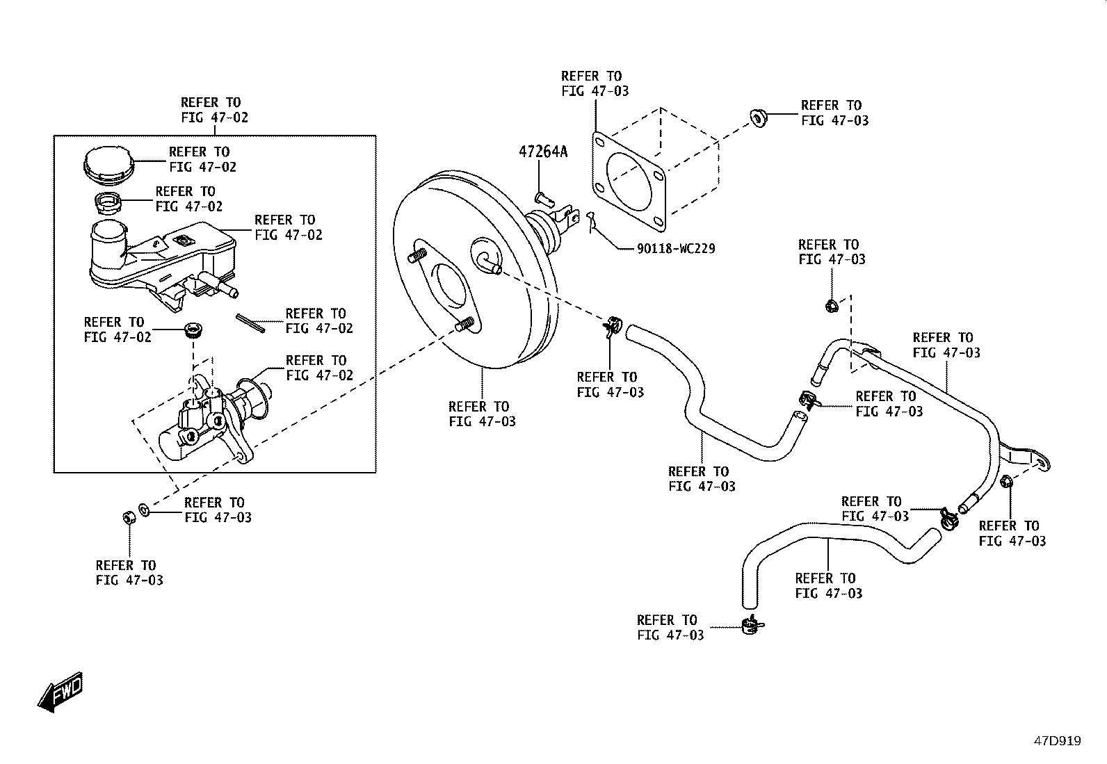 47110-WC015 PEDAL SUB-ASSY, BRAKE product image