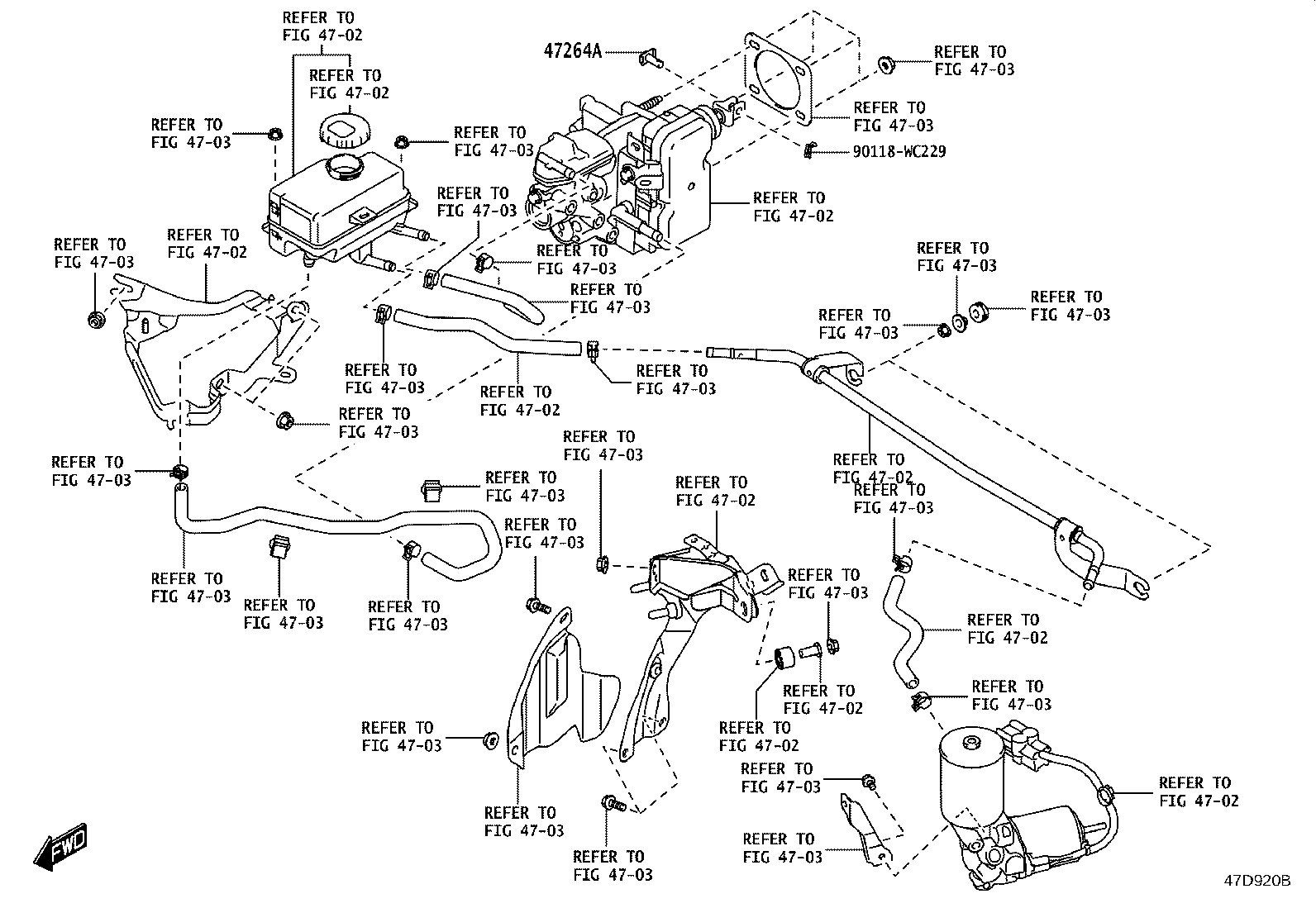 47110-WC015 PEDAL SUB-ASSY, BRAKE product image