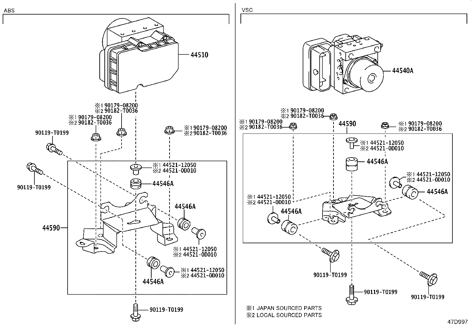 47328-KK031 TUBE, REAR BRAKE, NO.8 product image