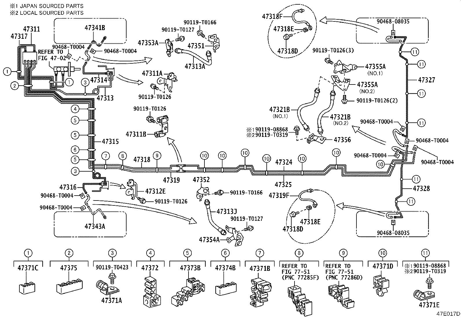 Thumbnail 2 for 44050-71K70