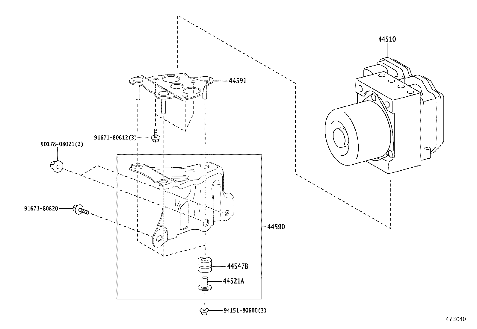 47311-12D20 TUBE, FRONT BRAKE, NO.1 product image