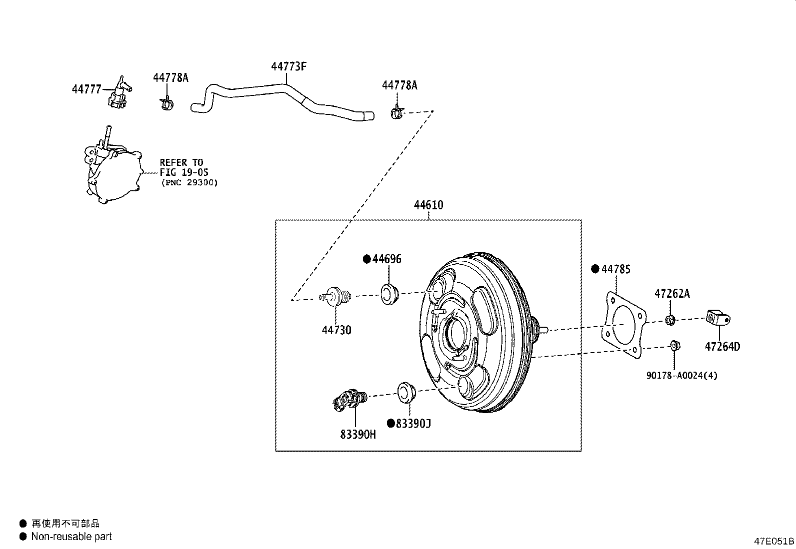 44785-02060 GASKET, BRAKE BOOSTER product image