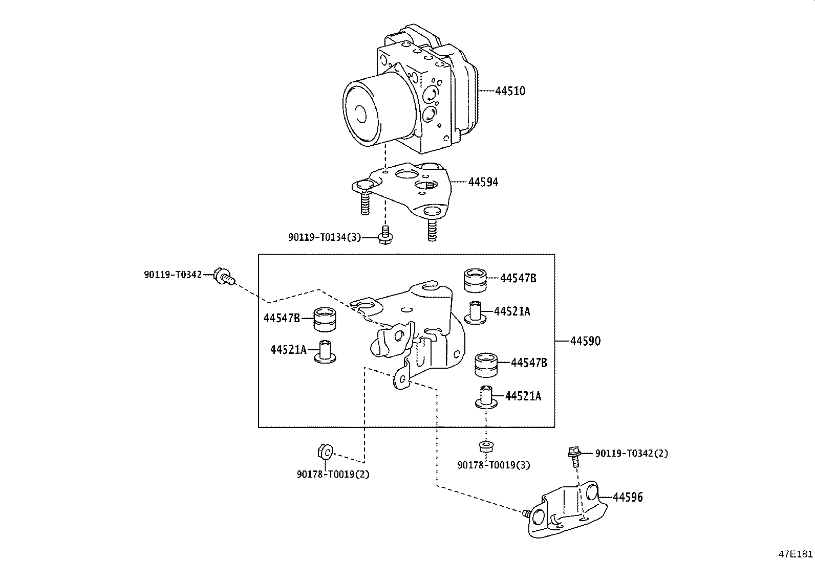 47311-VT010 TUBE, FRONT BRAKE, NO.1 product image