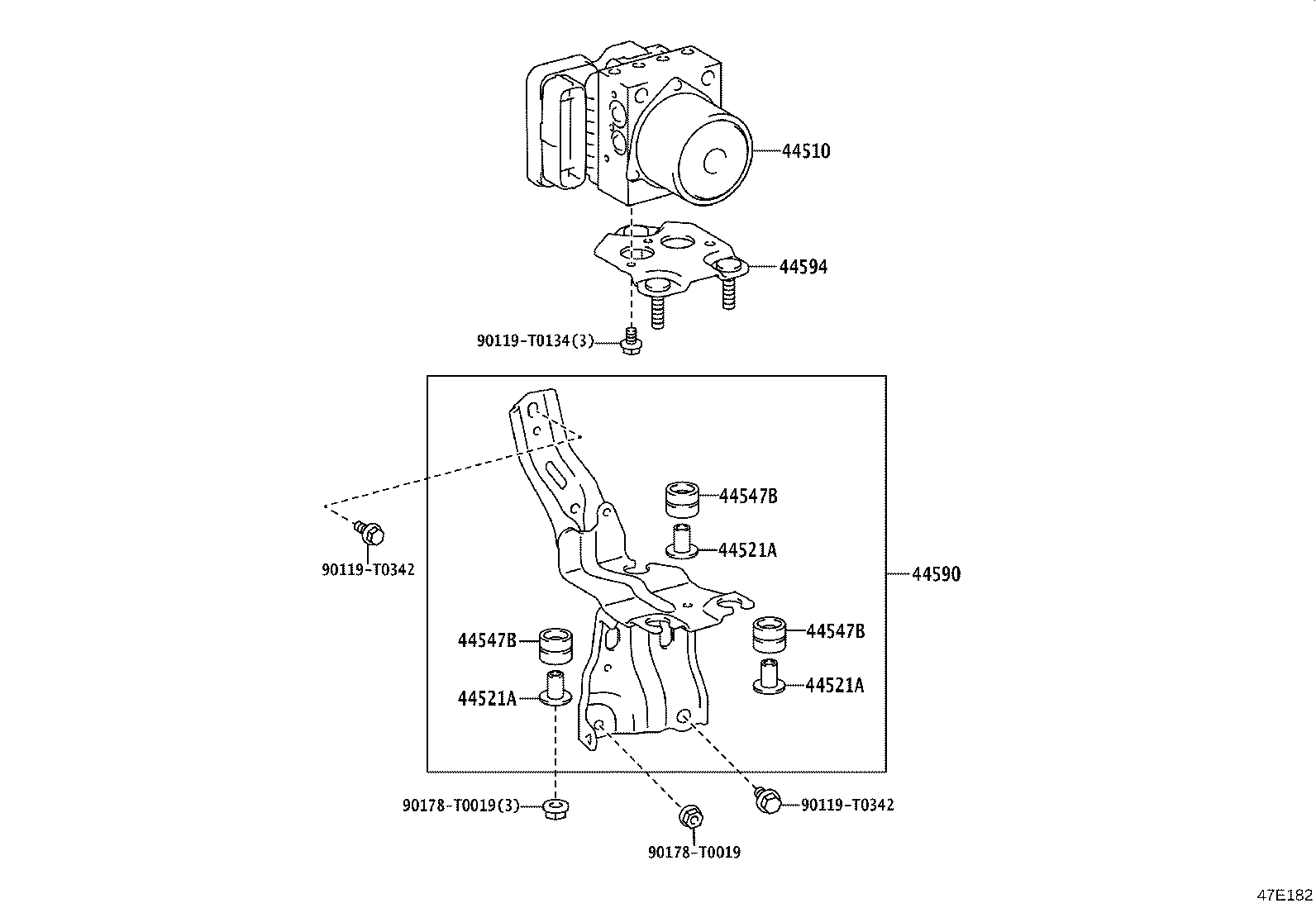 47311-VT010 TUBE, FRONT BRAKE, NO.1 product image