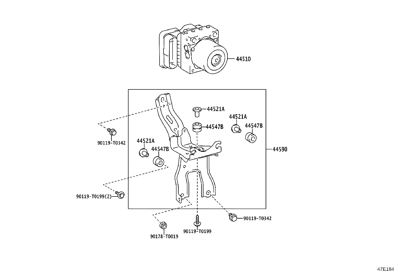 47311-VT010 TUBE, FRONT BRAKE, NO.1 product image