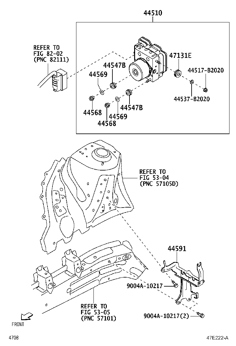 44050-BZB30 ACTUATOR ASSY, BRAKE product image