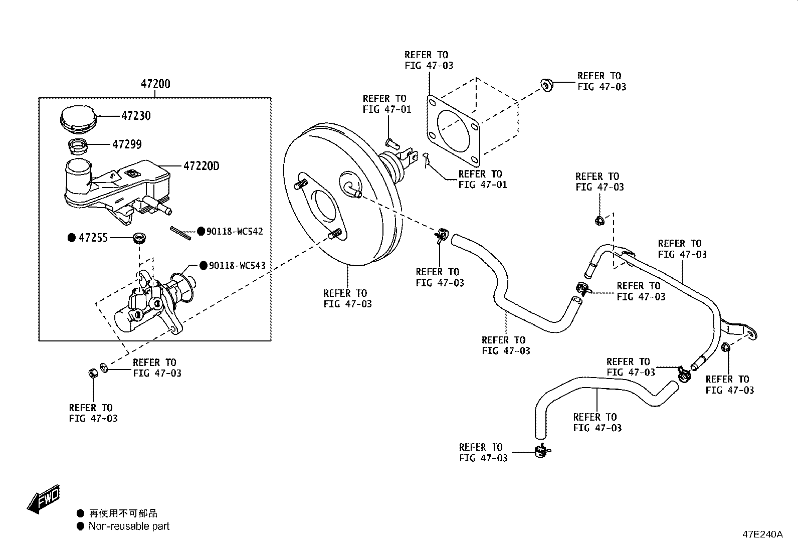 47220-WC022 RESERVOIR ASSY, BRAKE MASTER CYLINDER product image