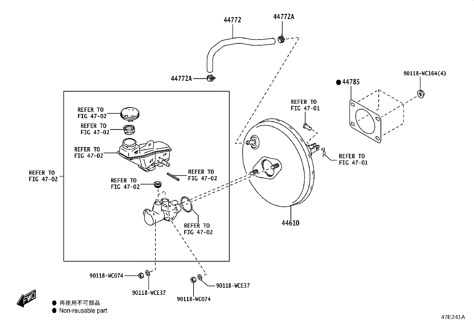 44610-WC025 BOOSTER ASSY, BRAKE product image
