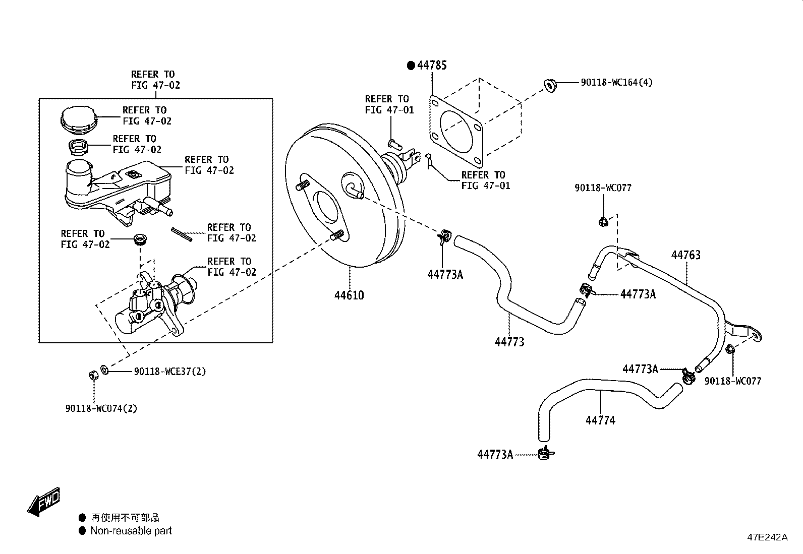 44610-WC025 BOOSTER ASSY, BRAKE product image
