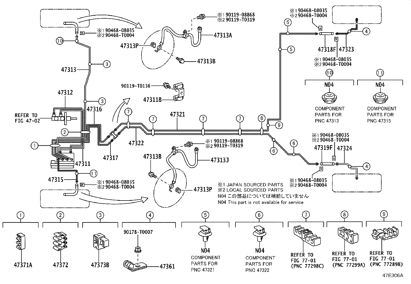 Toyota 44050-0DE20 ACTUATOR ASSY, BRAKE