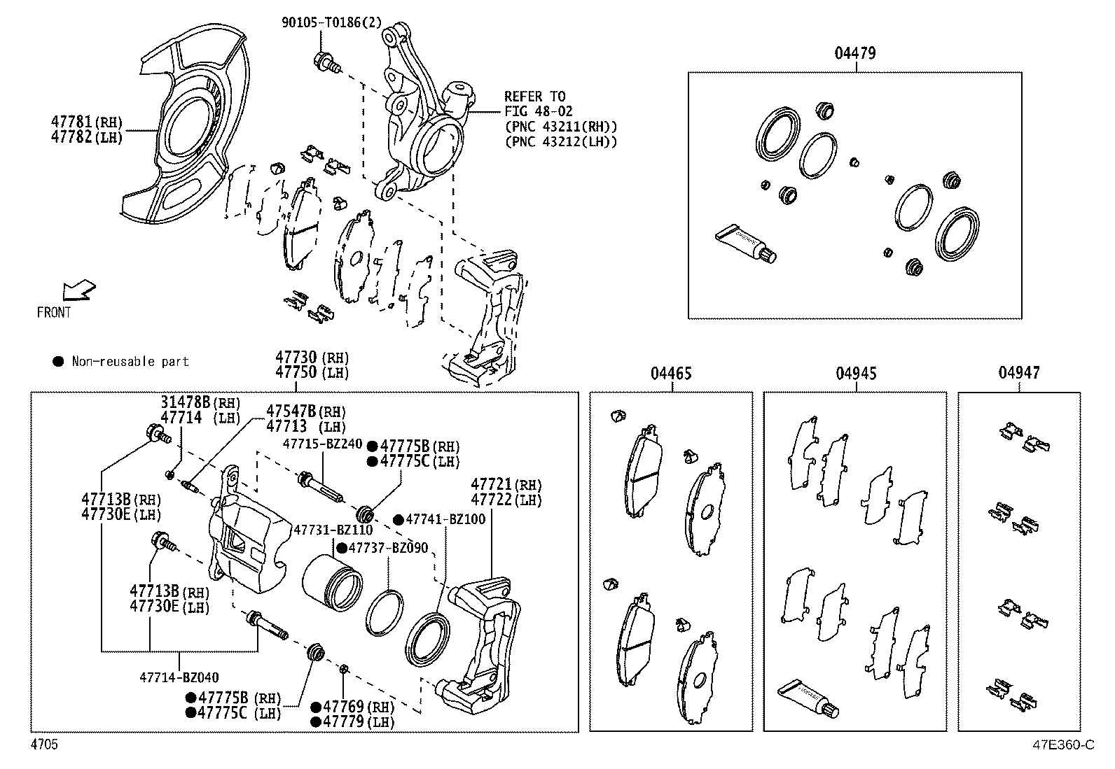 47548-BZ160 CAP, BLEEDER PLUG(FOR FRONT DISC BRAKE) product image