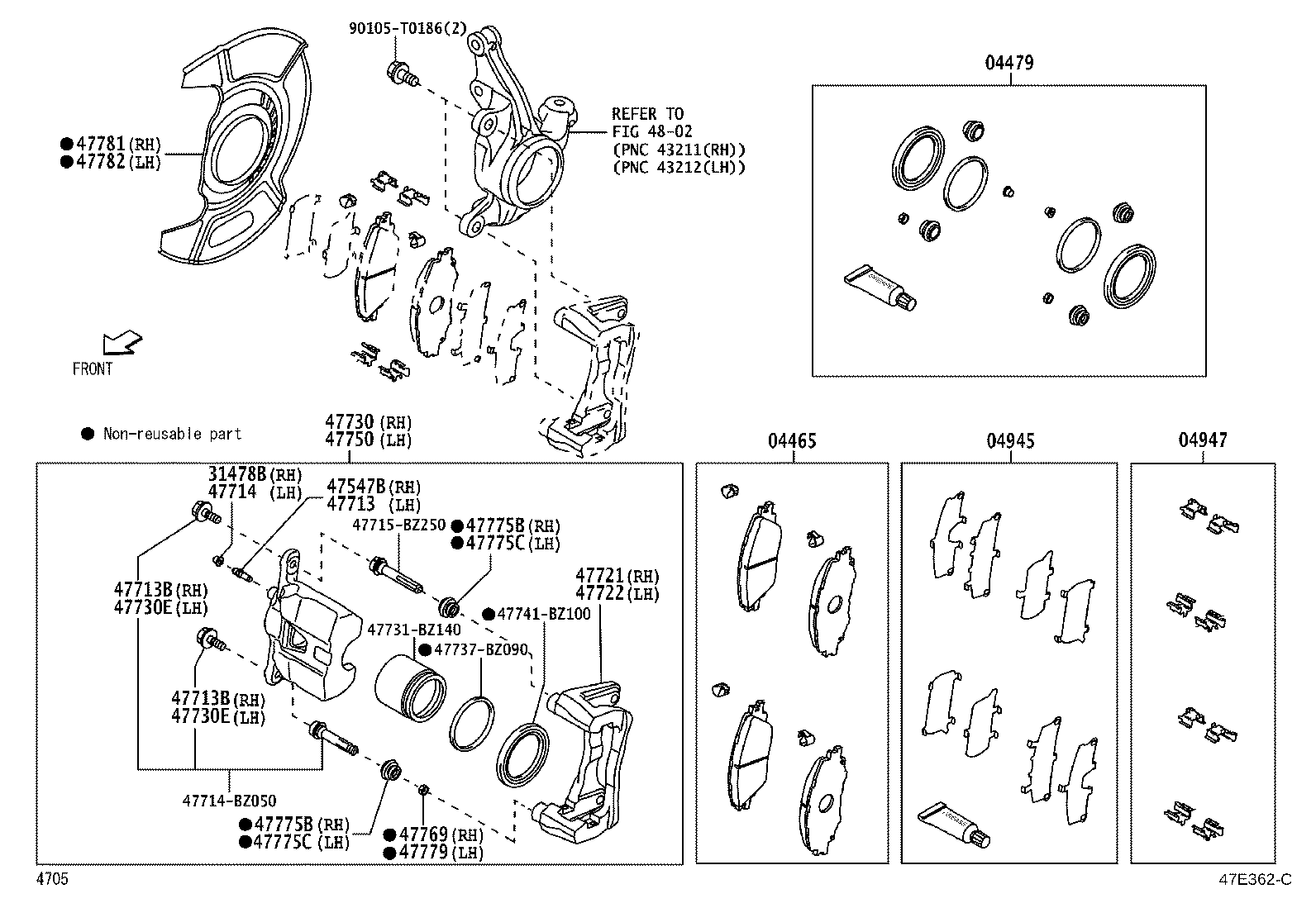 47548-BZ160 CAP, BLEEDER PLUG(FOR FRONT DISC BRAKE) product image