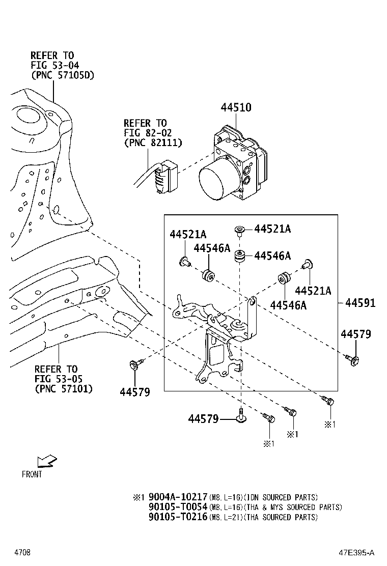 44050-B1A00 ACTUATOR ASSY, BRAKE product image