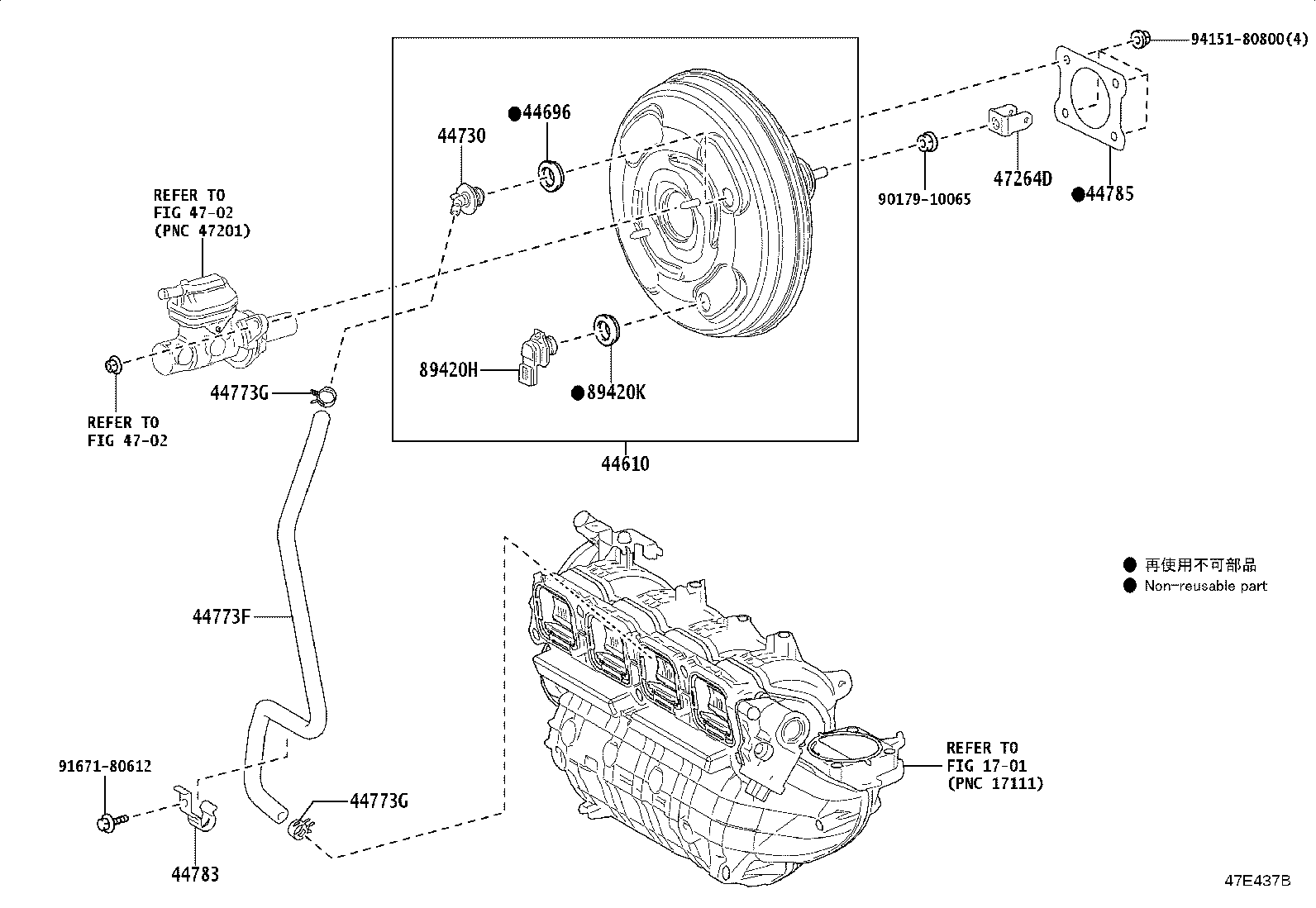 44773-V2020 HOSE, UNION TO CHECK VALVE product image