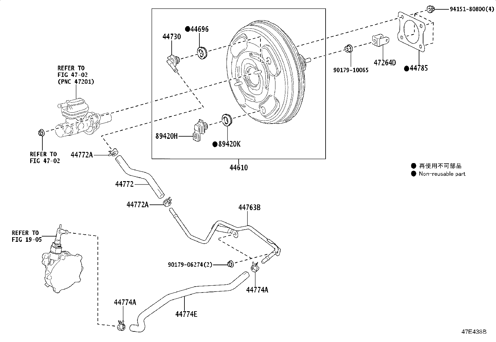 44773-V2020 HOSE, UNION TO CHECK VALVE product image
