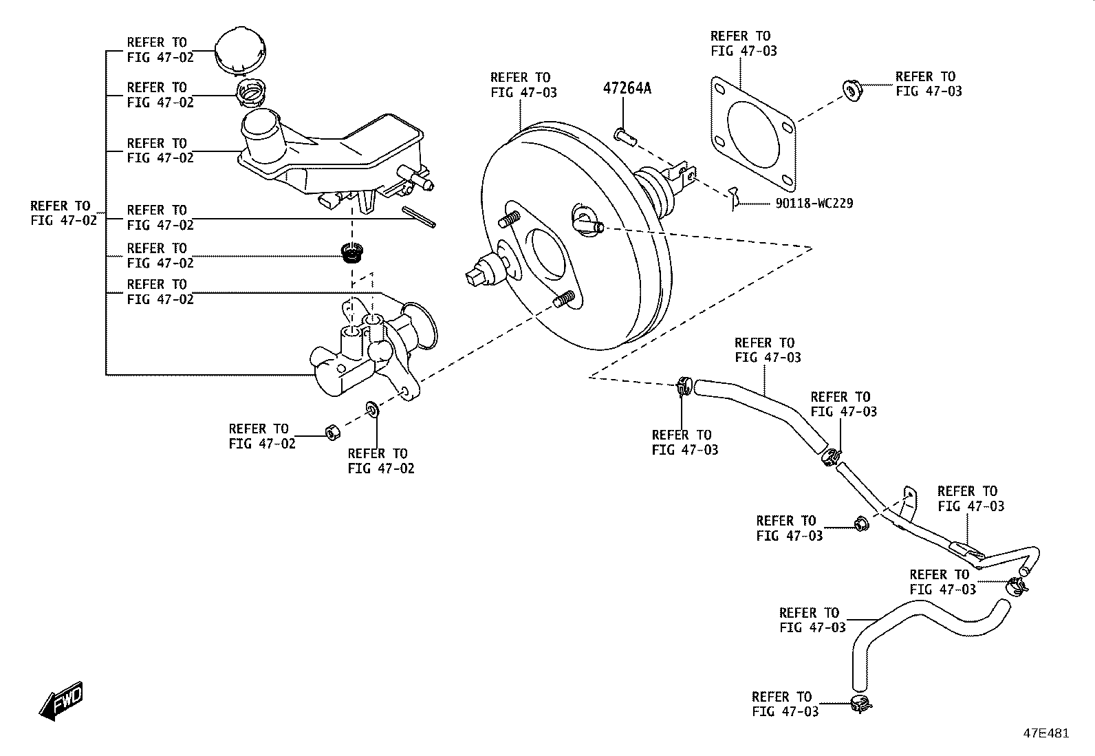 47101-WC023 PEDAL SUB-ASSY, BRAKE product image