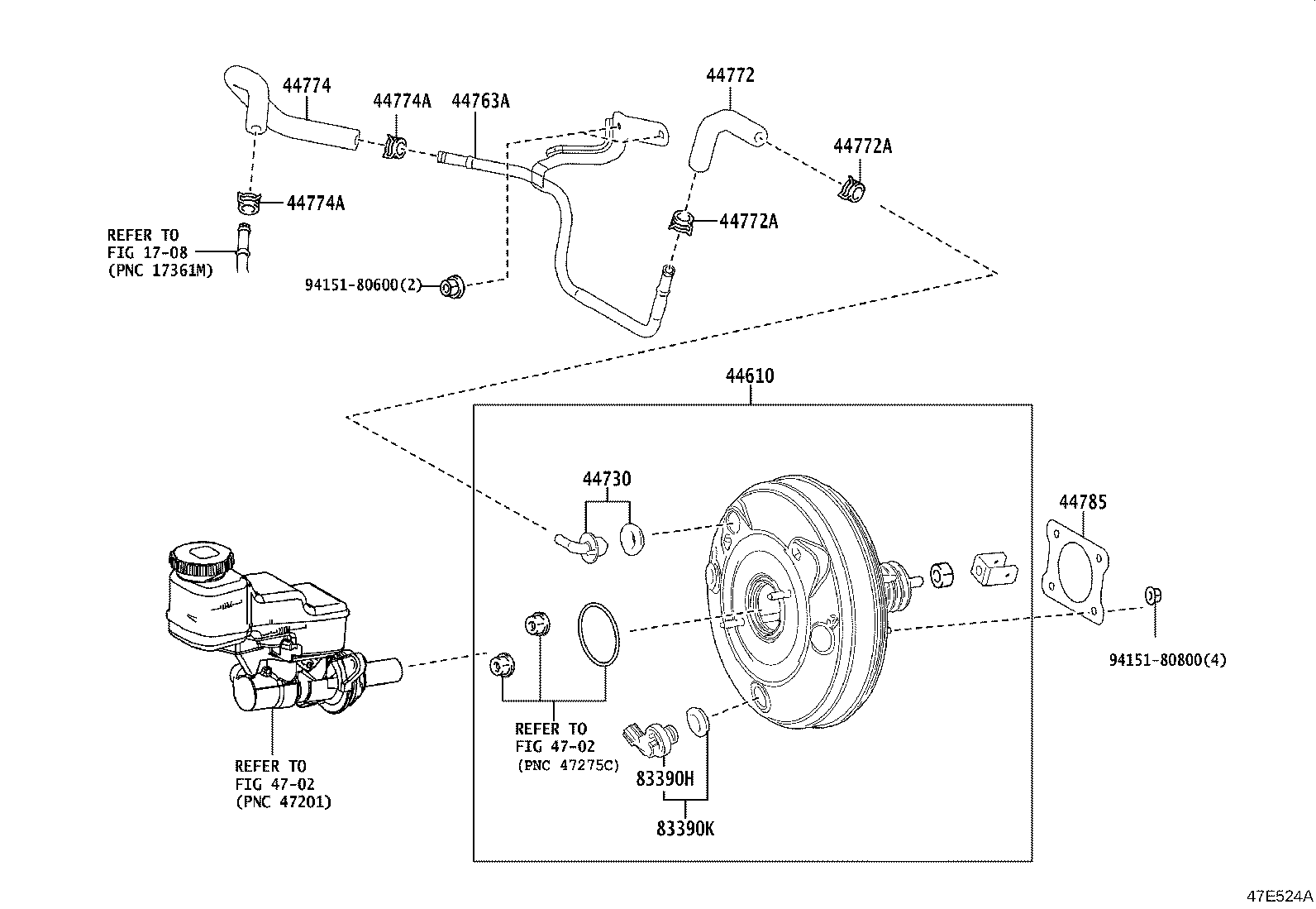 44610-09G60 BOOSTER ASSY, BRAKE product image