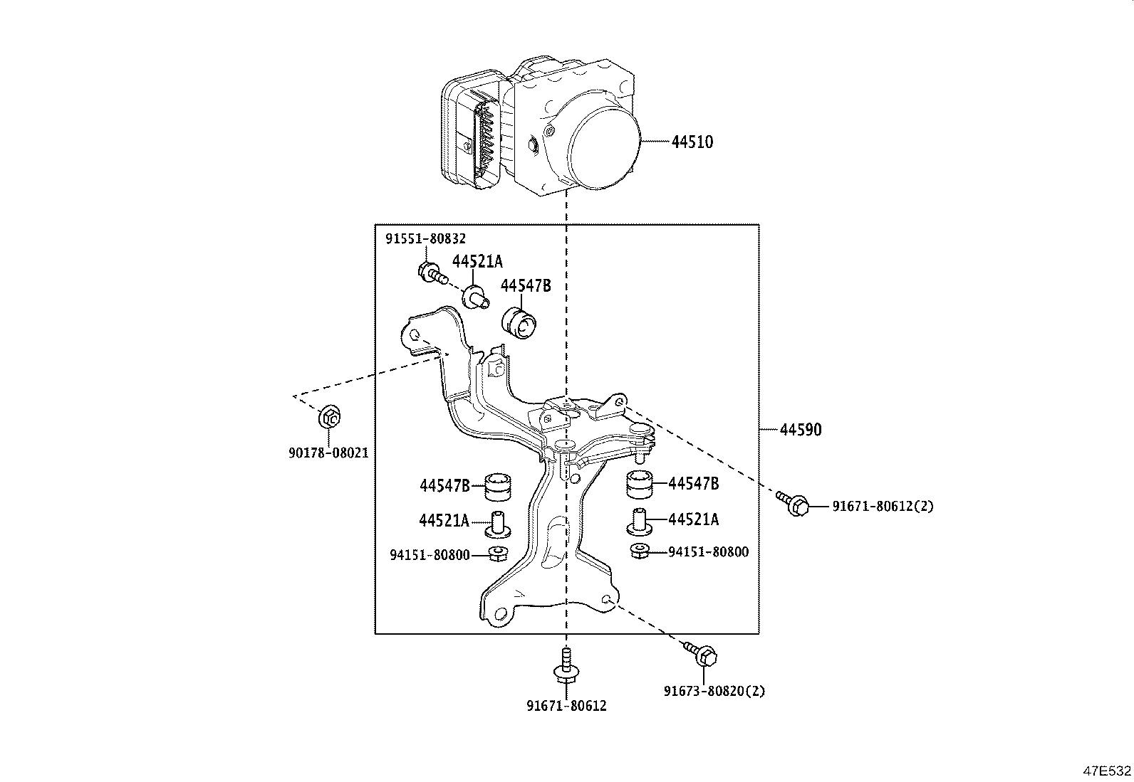 47311-V2030 TUBE, FRONT BRAKE, NO.1 product image