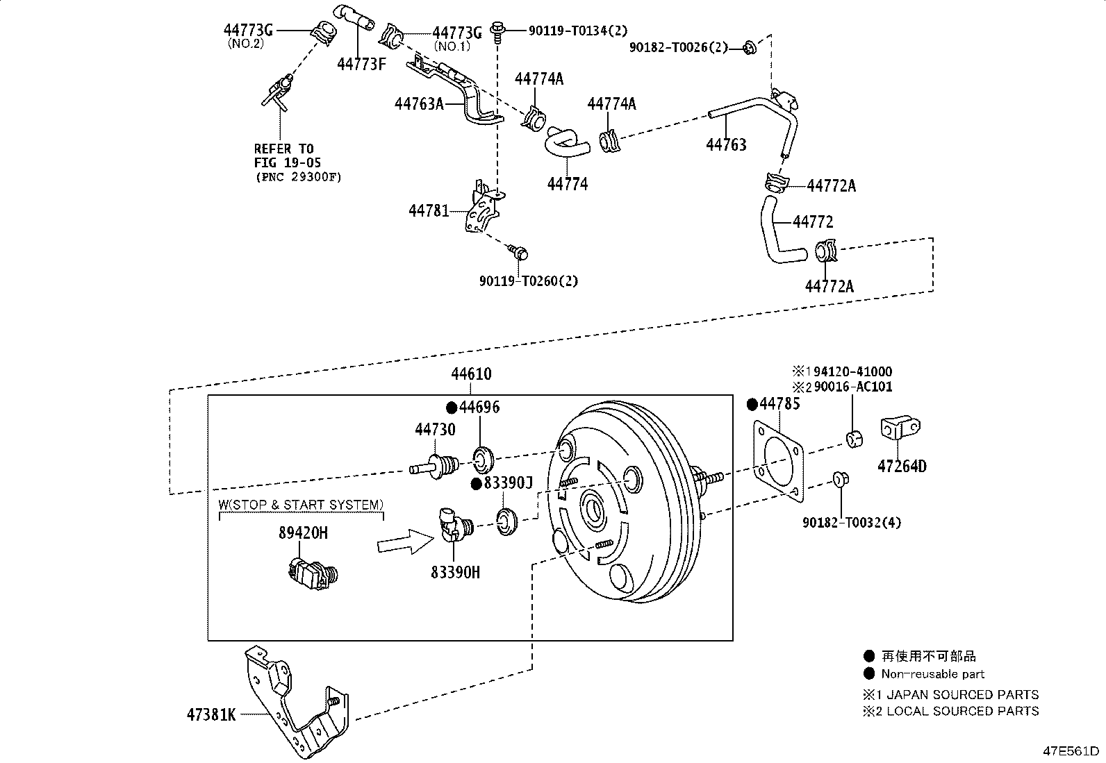 44610-0KA50 BOOSTER ASSY, BRAKE product image