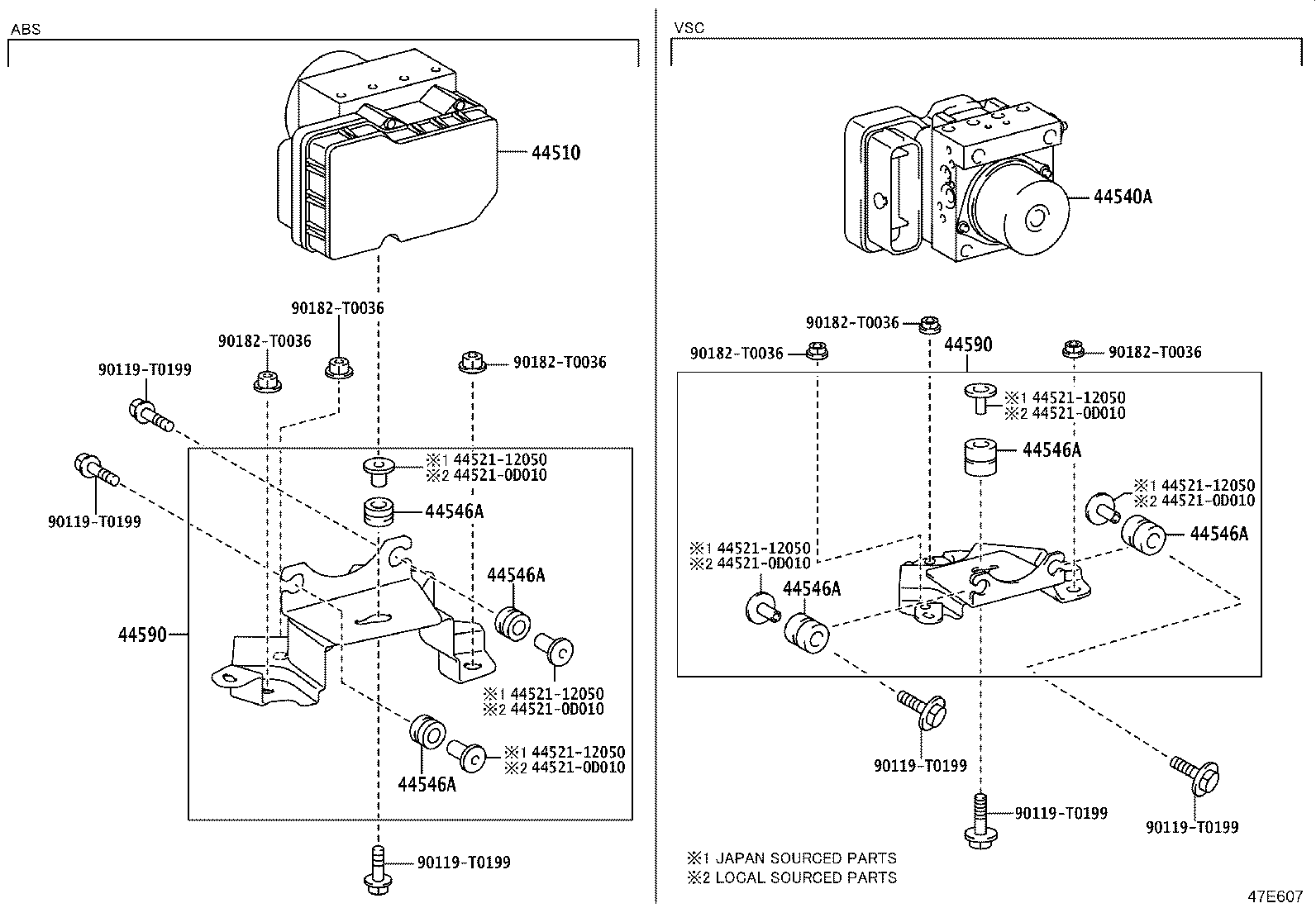 47315-KK080 TUBE, FRONT BRAKE, NO.5 product image
