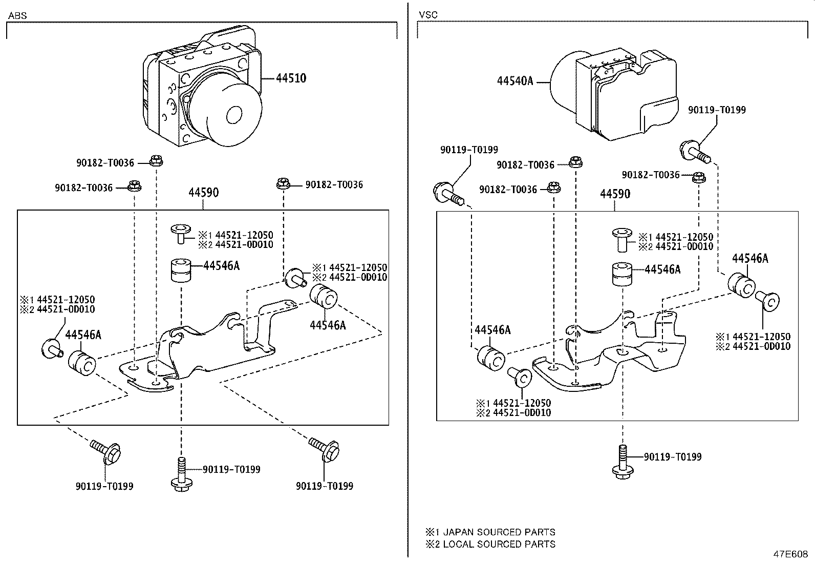 47315-KK080 TUBE, FRONT BRAKE, NO.5 product image