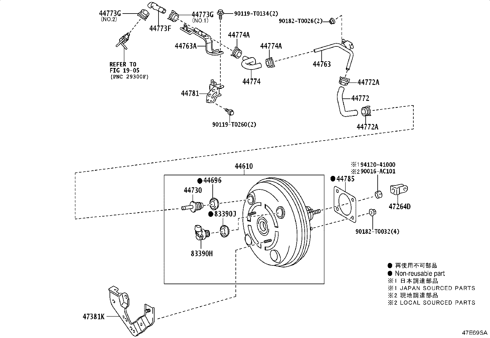 44610-0KA80 BOOSTER ASSY, BRAKE product image