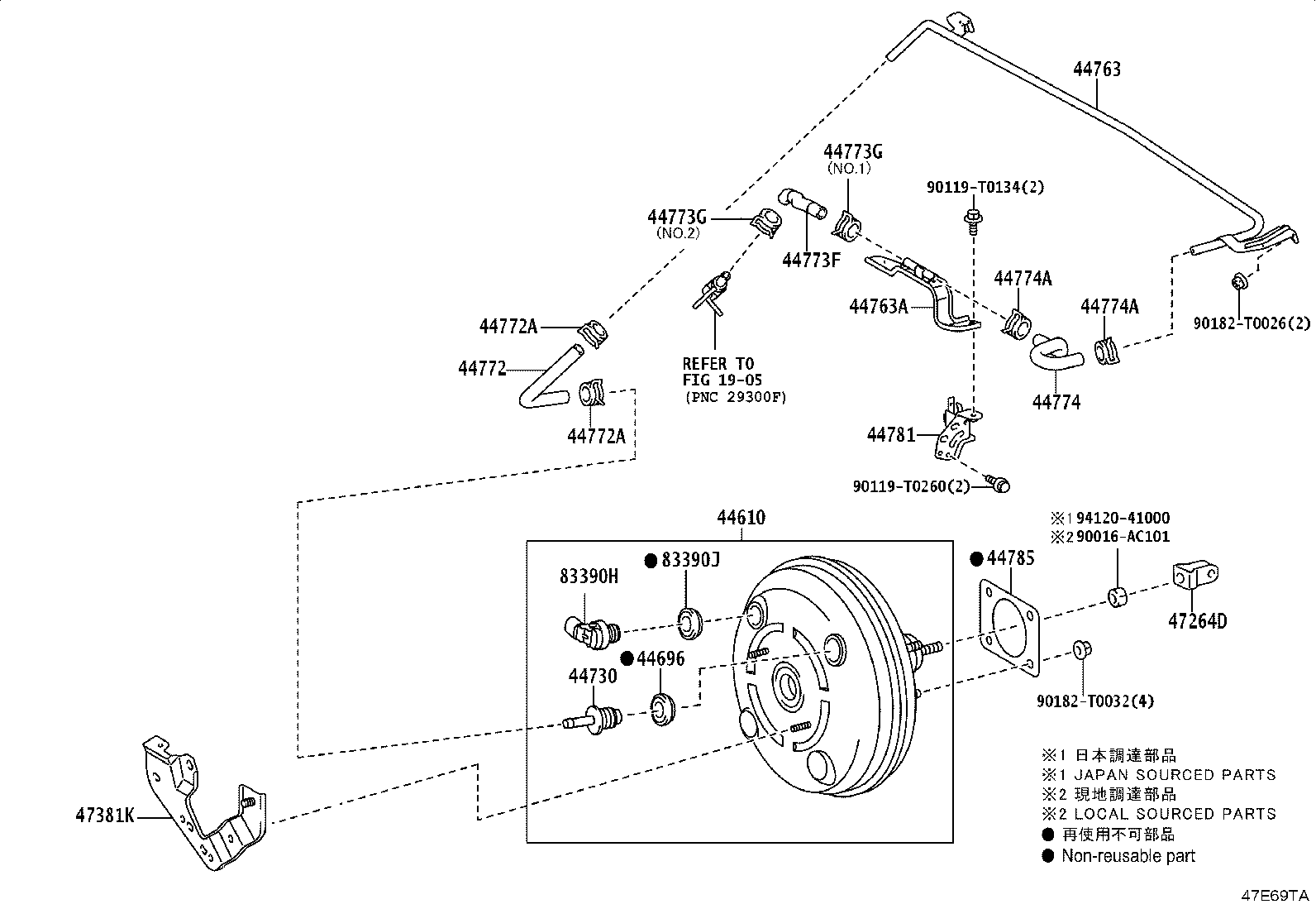 44610-0KA80 BOOSTER ASSY, BRAKE product image