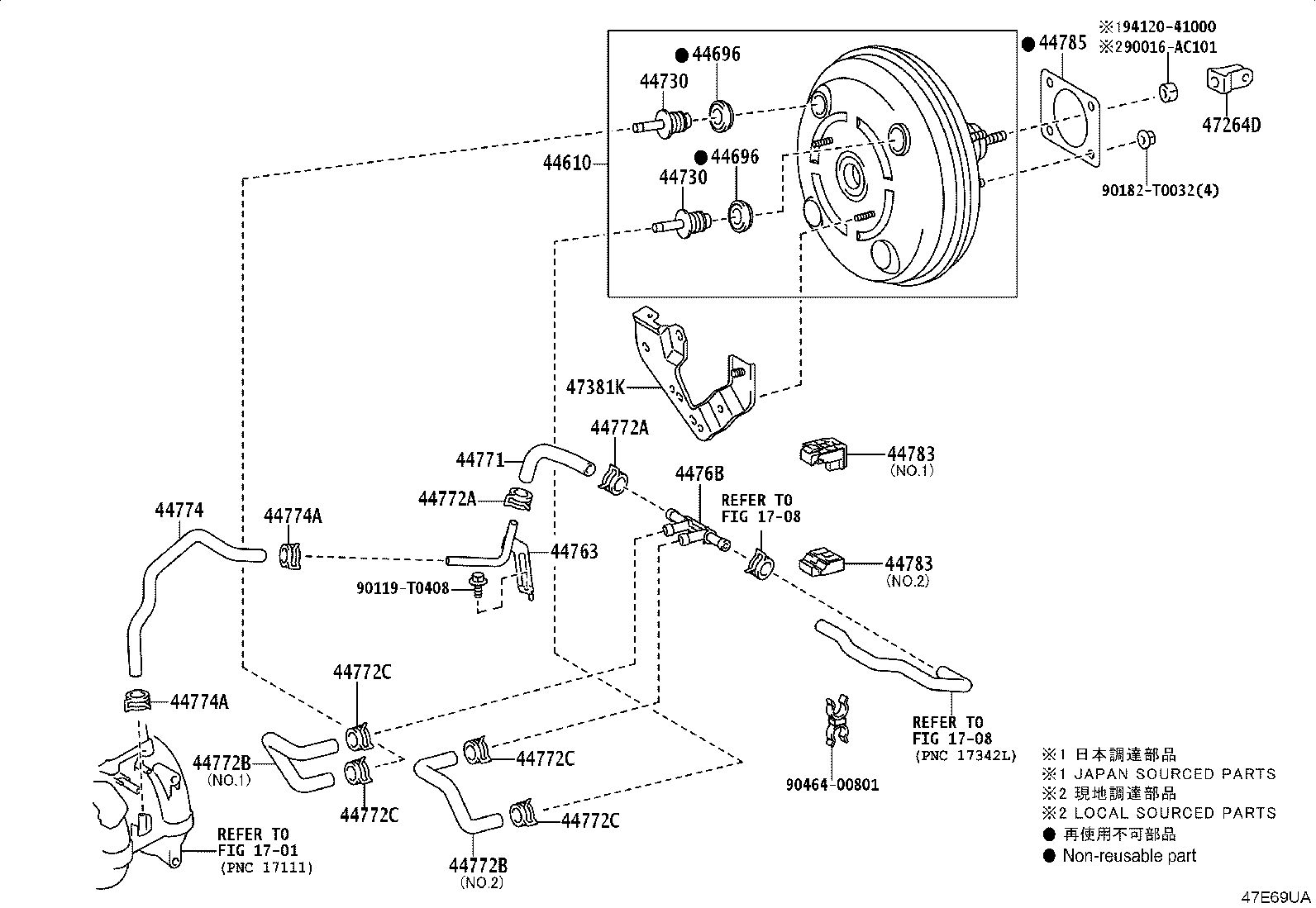 44610-0KA80 BOOSTER ASSY, BRAKE product image