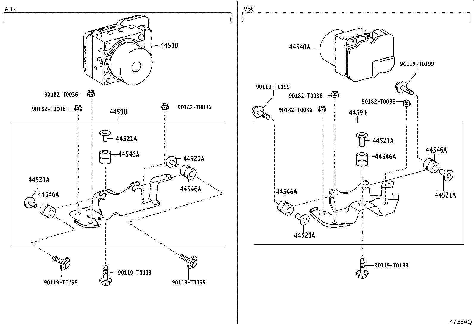 44050-0KF50 ACTUATOR ASSY, BRAKE product image