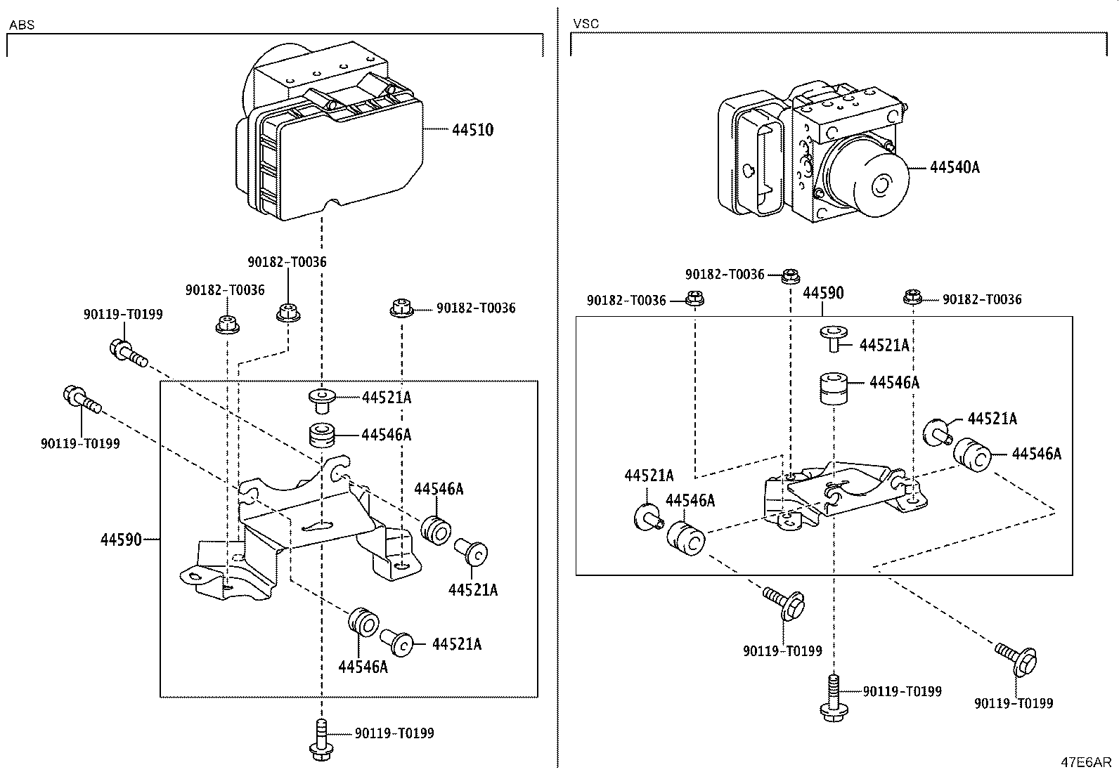 44050-0KF50 ACTUATOR ASSY, BRAKE product image