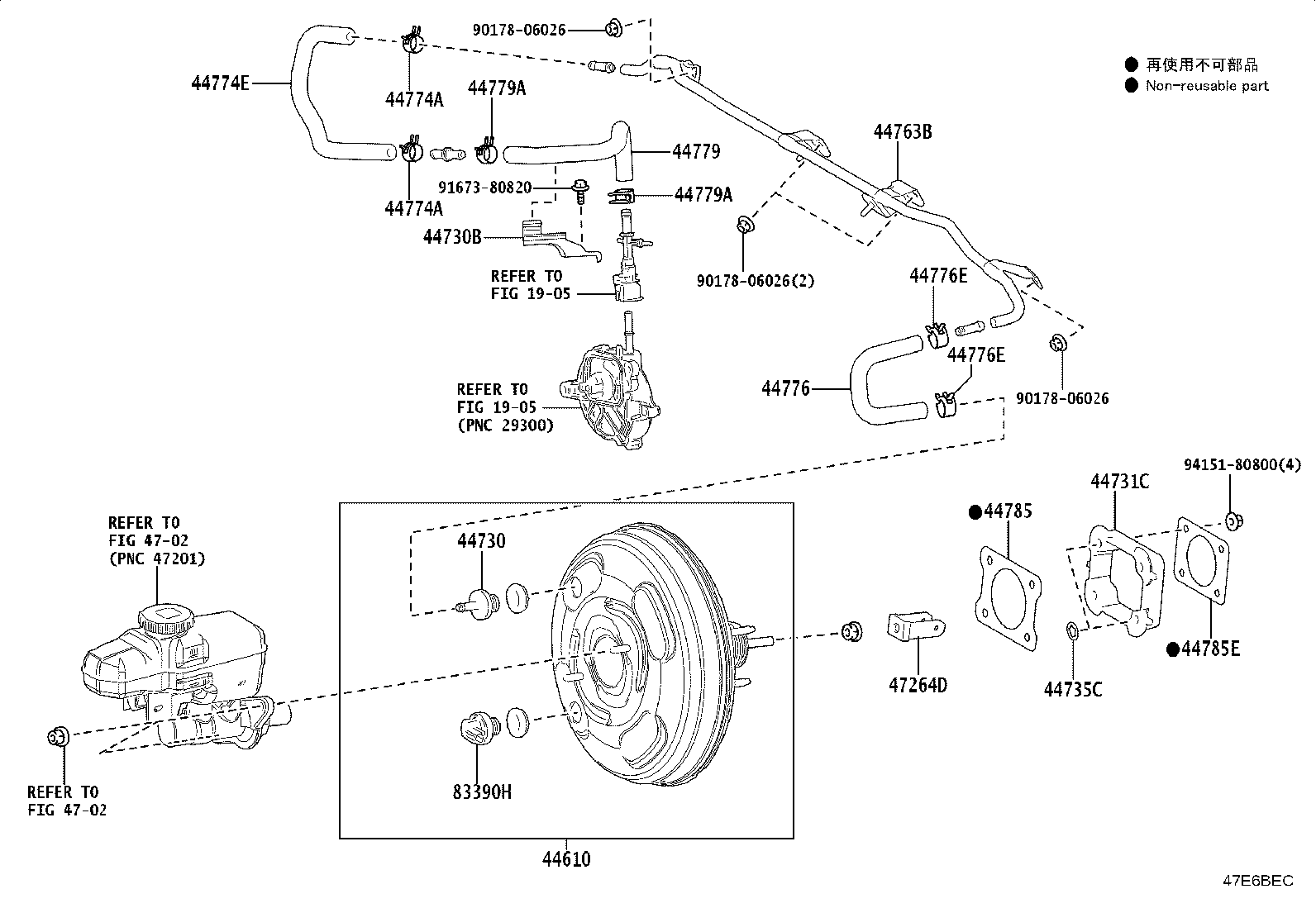 44774-60370 HOSE, UNION TO CONNECTOR TUBE product image