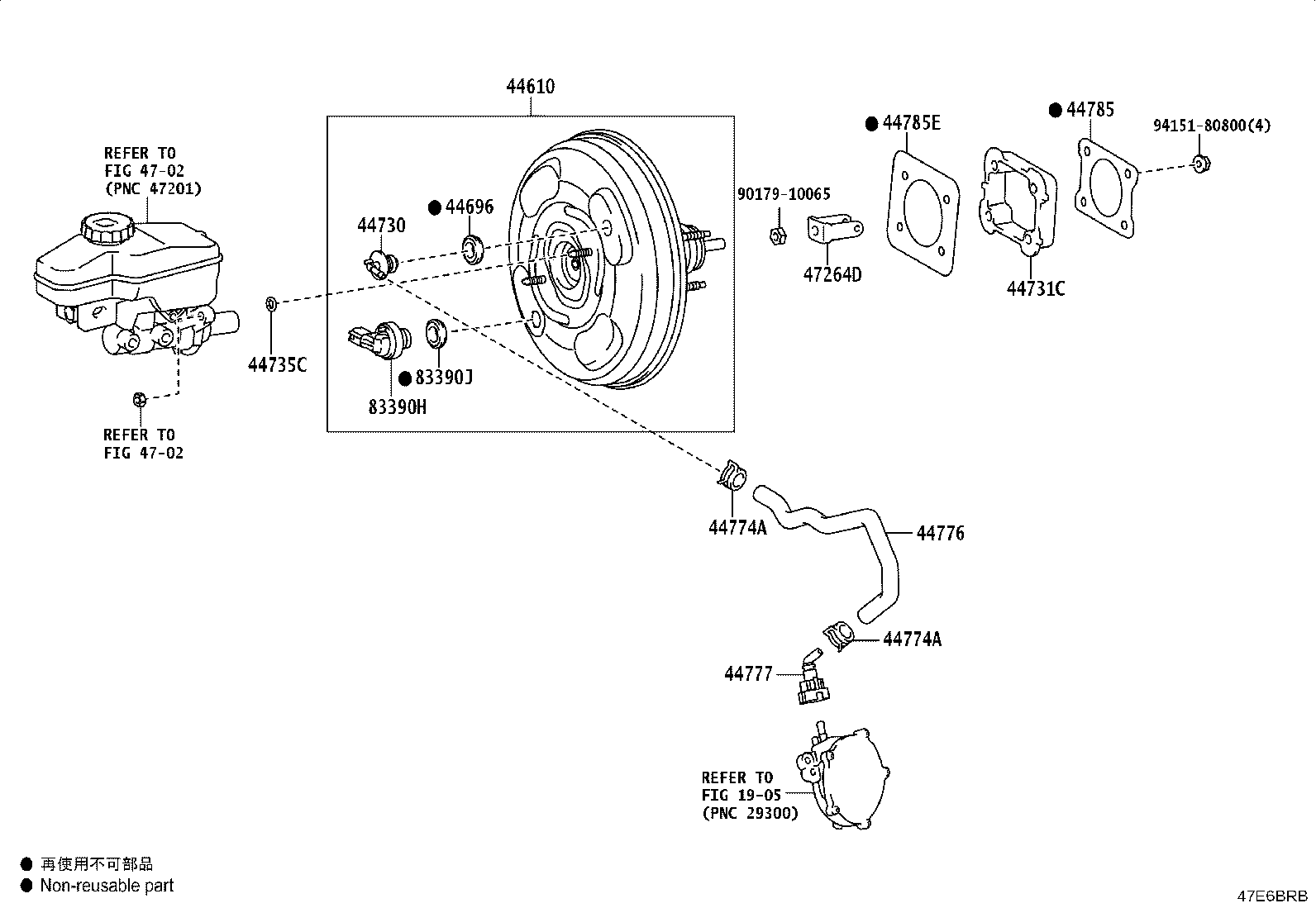 44776-60090 HOSE, BRAKE BOOSTER product image