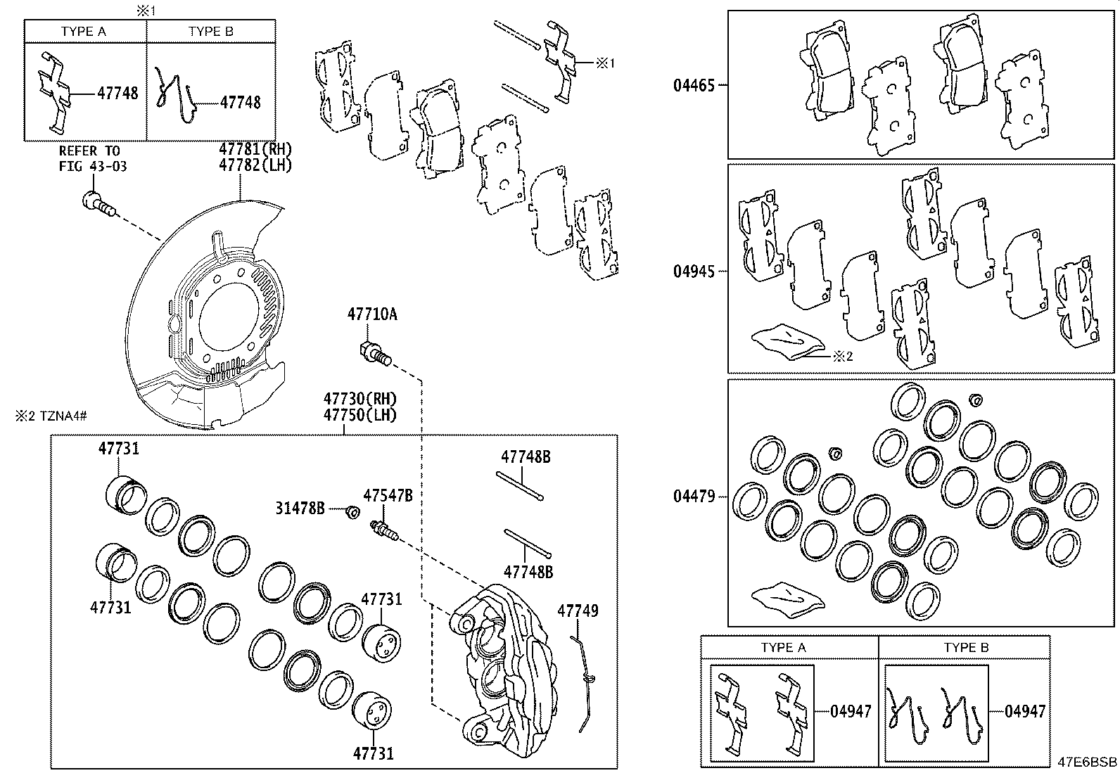 Toyota 04945-04080 SHIM KIT, ANTI SQUEAL, FRONT