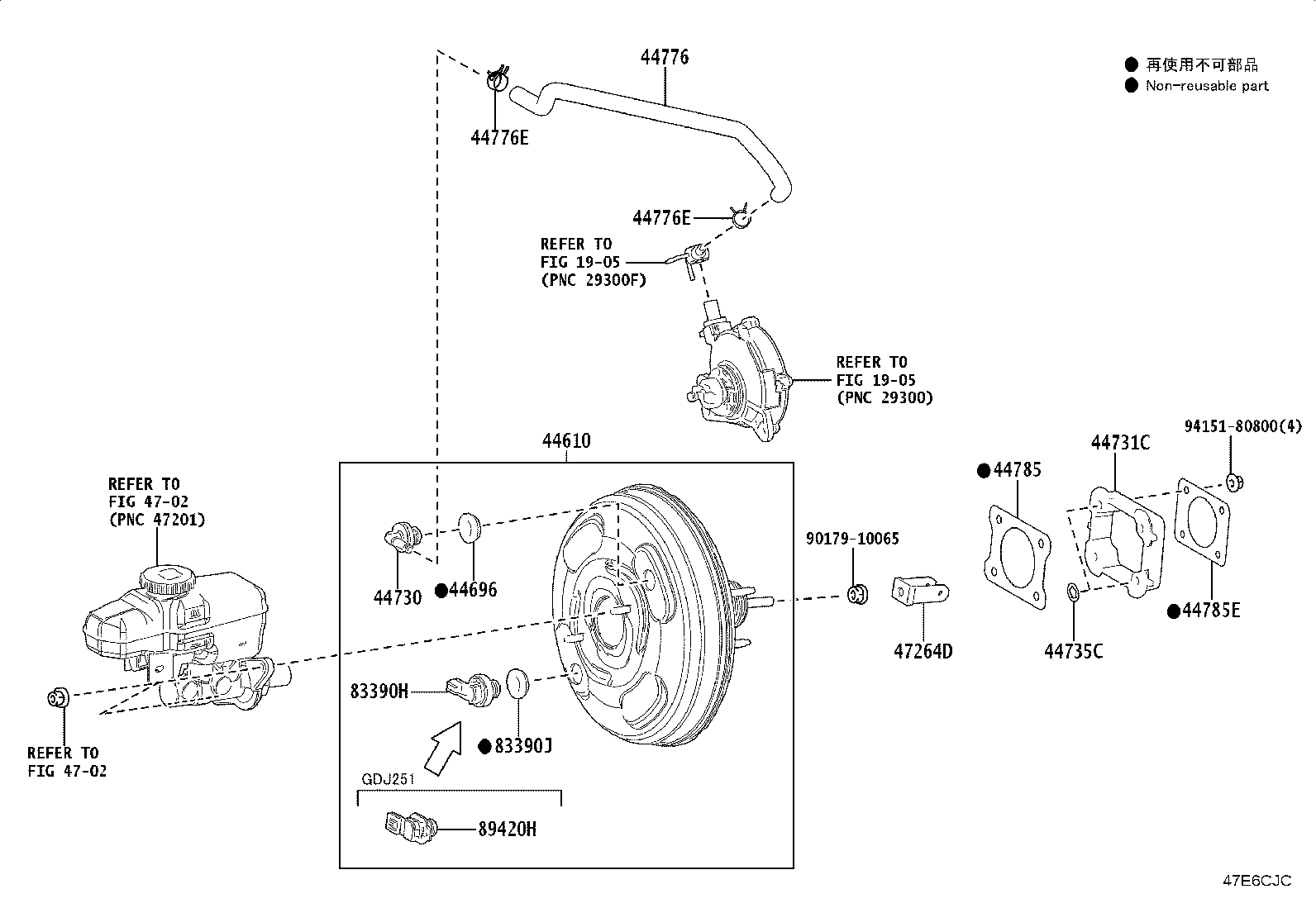 44774-60370 HOSE, UNION TO CONNECTOR TUBE product image